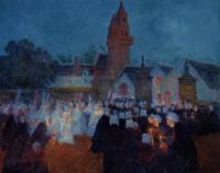 Ferdinand Loyen Du Puigaudeau - Procession at Nenvic